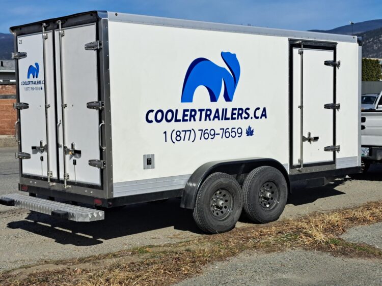 Mobile Refrigeration Freezer or Cooler Trailers for Rent or Sale Kamloops BC coolertrailerskamloops.ca