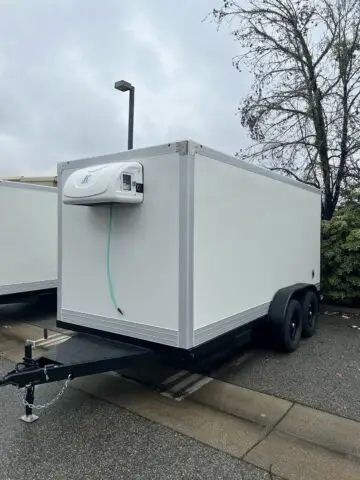 Mobile Refrigeration Freezer or Cooler Trailers for Rent or Sale Kamloops BC coolertrailerskamloops.ca