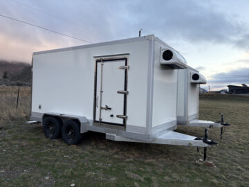 Kingtec 7x16 Meat Hanging w/KSH30 Refrigerated Trailer